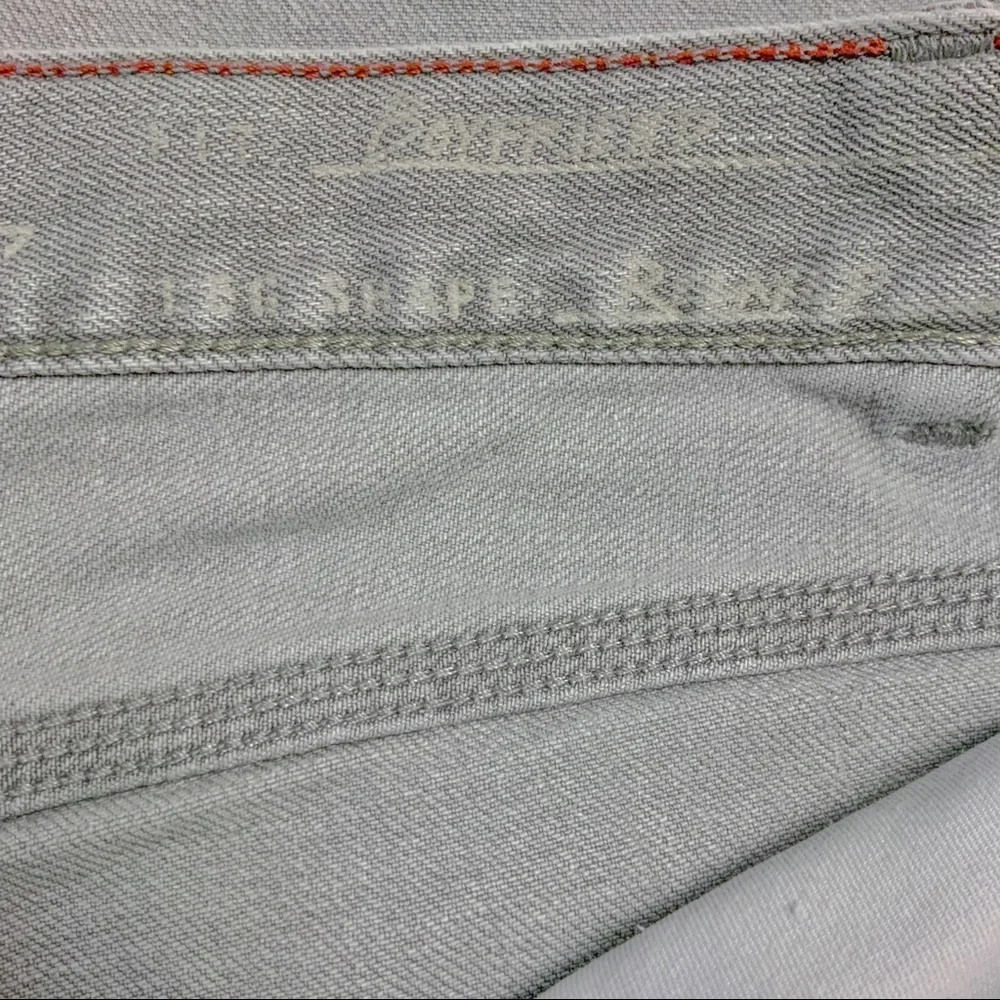 EDDIE BAUER Grey Cuffed Cropped Jeans - Picture 9 of 14